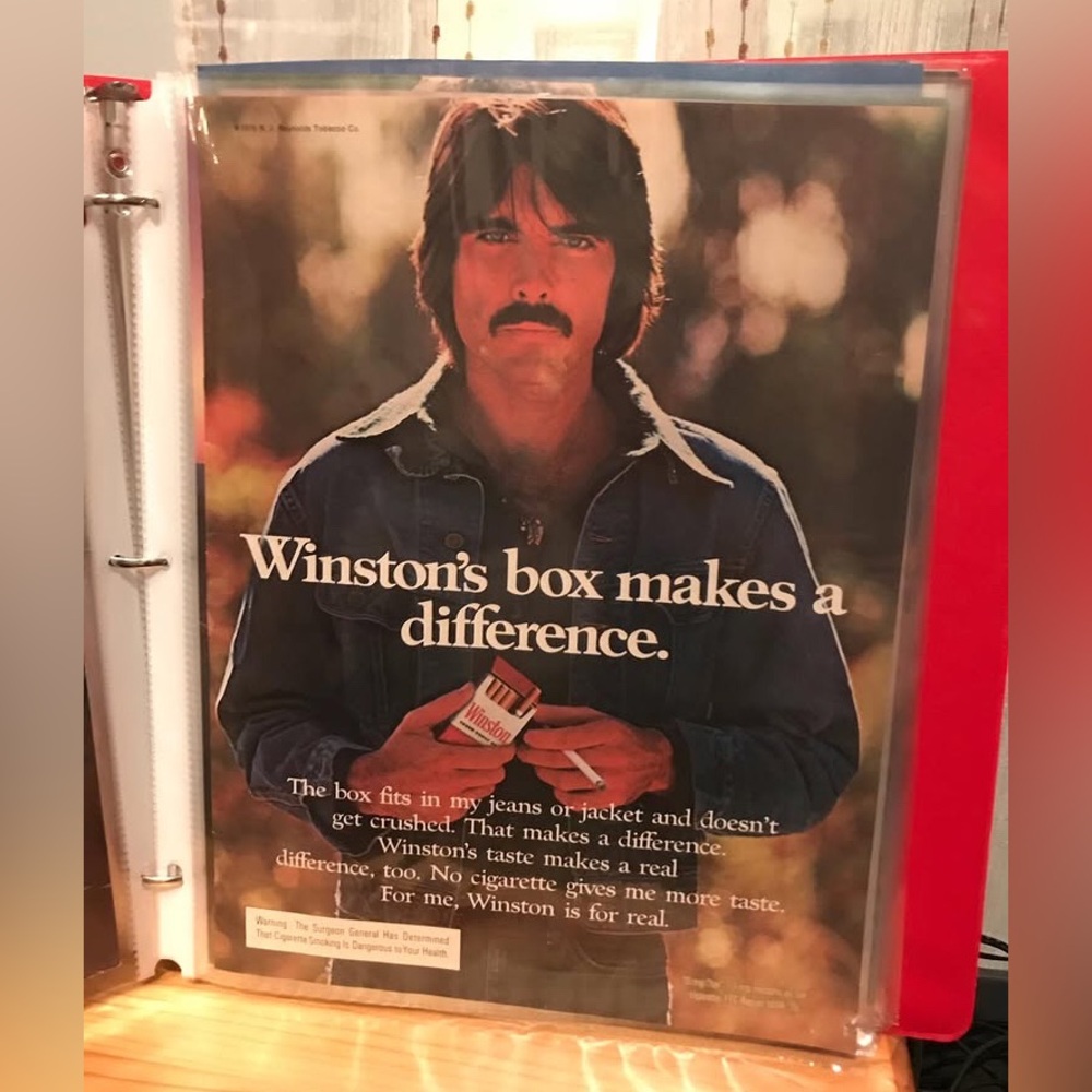 1975 Winstons cigarettes advertising